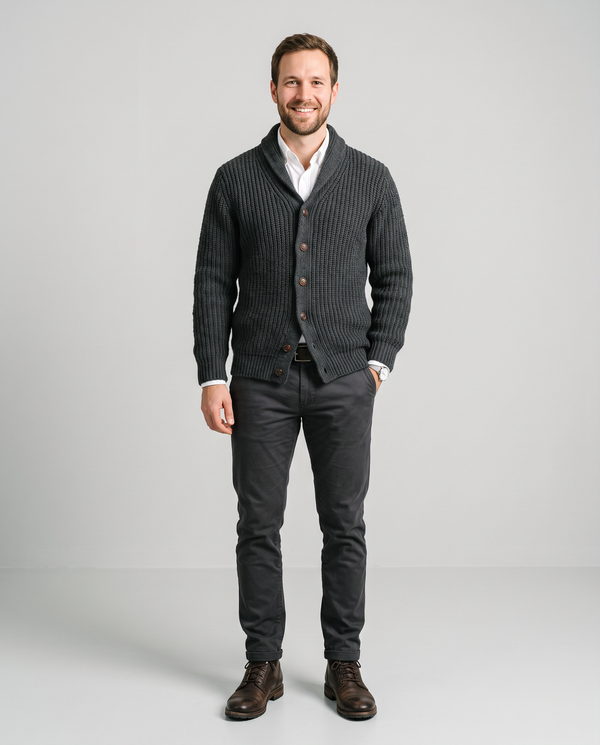 Herren Strickjacken