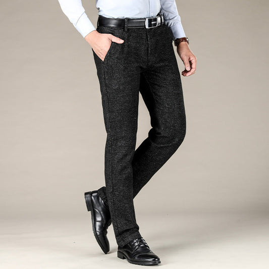 Schmale Freizeithose aus Stretch - Thomas