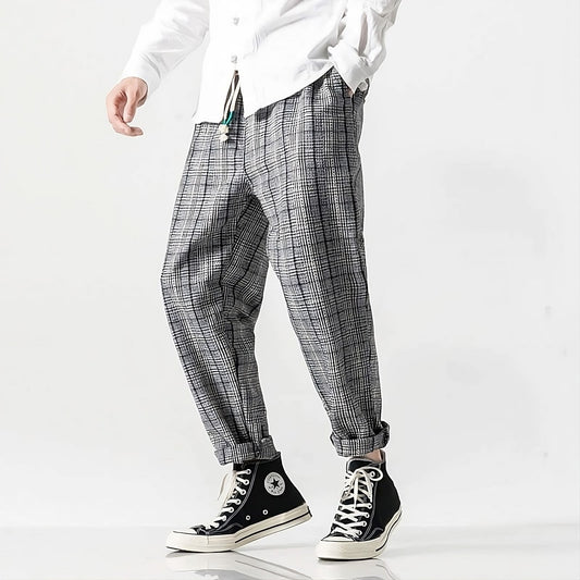 Herrenhose mit Druck - Mau