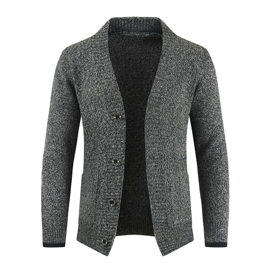 Herrenstrickjacke mit Schalkragen - Emil