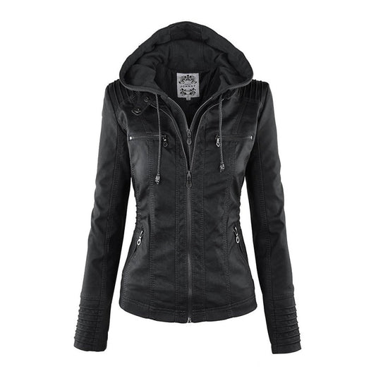 Kunstlederjacke aus veganem Material