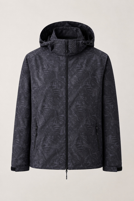 Leichte, winddichte Unisex-Jacke mit Kapuze und Reißverschluss – Fassher