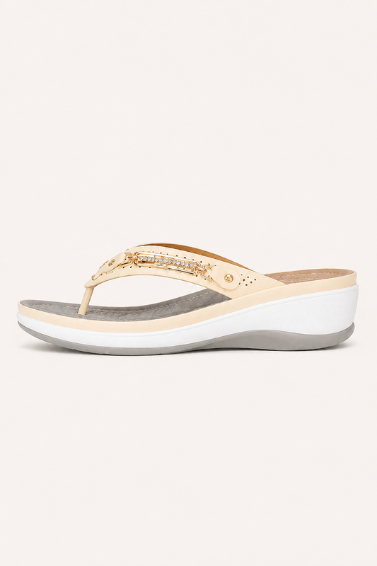 Orthopädische Sandalen für Damen mit ergonomischem, rutschfestem Keilabsatz – Marlies