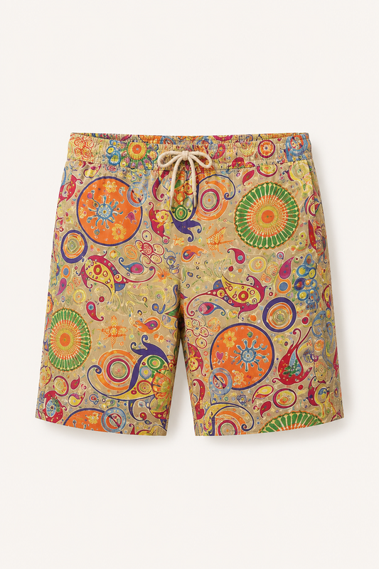 Bedruckte Shorts für Männer mit verstellbarer Taille - Hugo