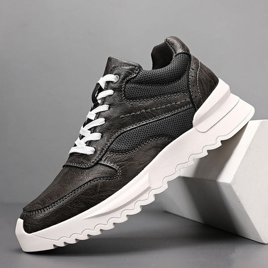 Herren Turnschuhe aus Kunstleder mit dicker Sohle - Mateo