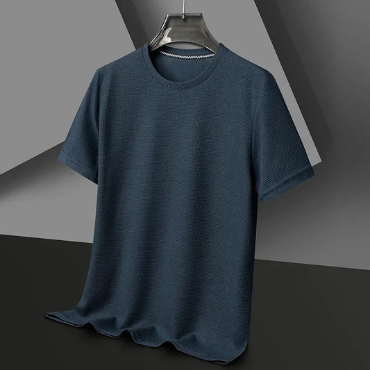 Herren Kurzarm T-Shirt – Texturiert & Rundhals