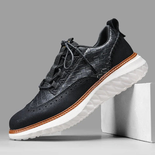Genähte Lederschuhe - Efialtes