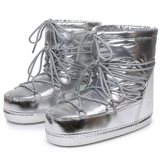 Wasserdichte, gepolsterte Schneestiefel für Damen - Kolesa