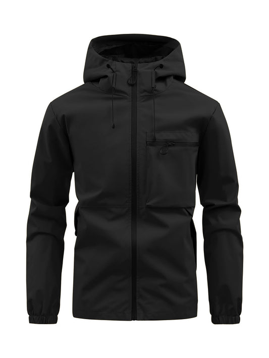 Herrenjacke für die Übergangszeit mit Kapuze und Taschen - Chester