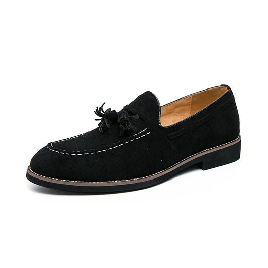 Herren-Slipper in Wildlederoptik mit Quasten - Marven