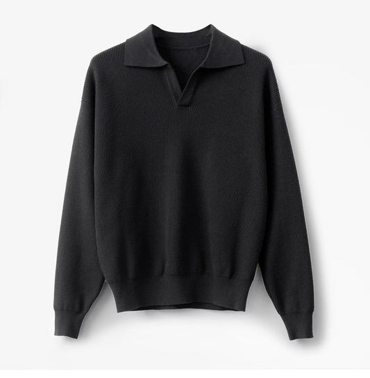 Herren Strick-Polopullover - Mervik