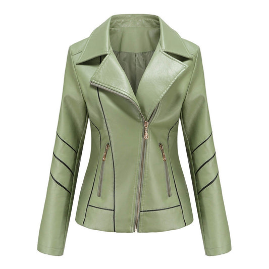 Lässiger Lederblazer