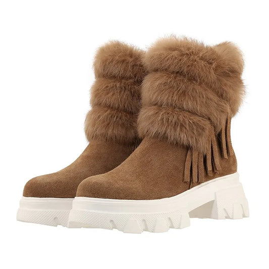 Alada - Dicke Winterstiefel mit halber Wade