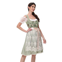 Damen Oktoberfest Dirndl Kleid Grün - Lucia
