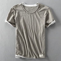 Herren Sommer Rundhals T-Shirt – Lässig