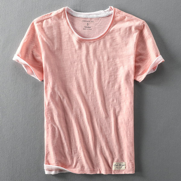 Herren Sommer Rundhals T-Shirt – Lässig