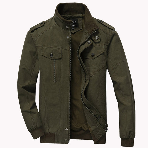 Herrenjacke Baumwolle Militär Casual - Arvid