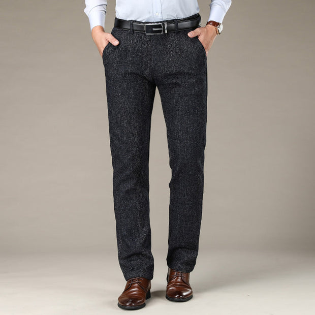 Schmale Freizeithose aus Stretch - Thomas