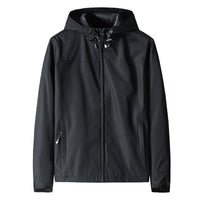 Herren Windjacke mit Kapuze und Reißverschluss - Elvan