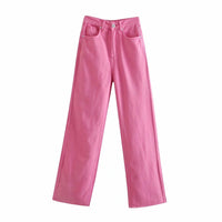 Damenjeans mit geradem Bein und hoher Taille - Neriva