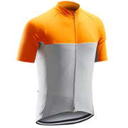 Weiß mit Orange