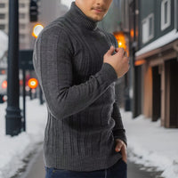 Raban - Rollkragenpullover mit agilem Design