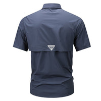 Kurzarmhemd aus technischem Polyester für Herren - Mateo