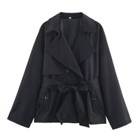 Locker sitzender kurzer Damen-Trenchcoat - Elayne
