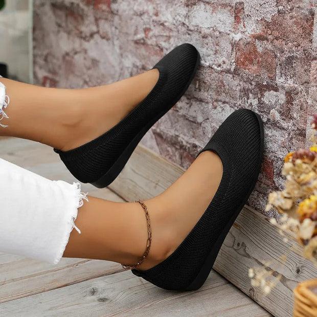 Flexible Damen-Turnschuhe aus Strick mit lässigem Stil - Renata