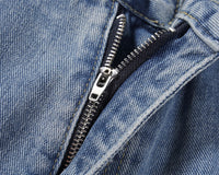 Gerade Utility-Cargo-Jeans für Männer - Falko