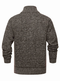 Strickjacke mit Reißverschluss und Stehkragen – Joshua