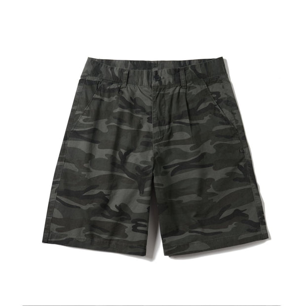 Camouflage-Druck lässig gerade geschnittene Herren-Shorts - Valerio