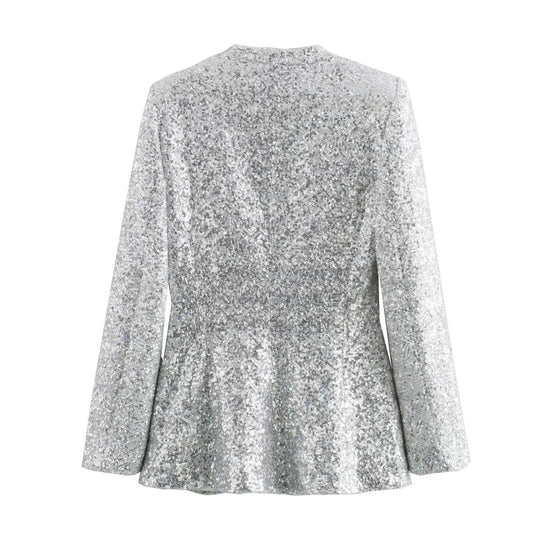 Pailletten-Blazer für Frauen - Arvein