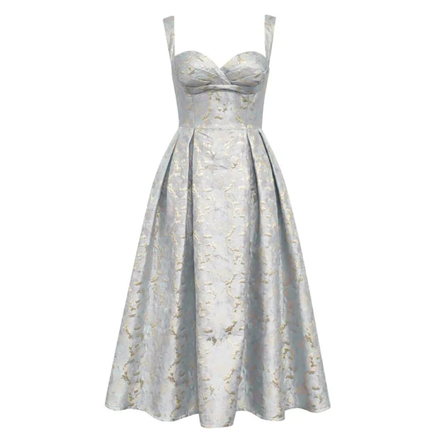 Hilary - Frauen Kleid Blume ärmellos