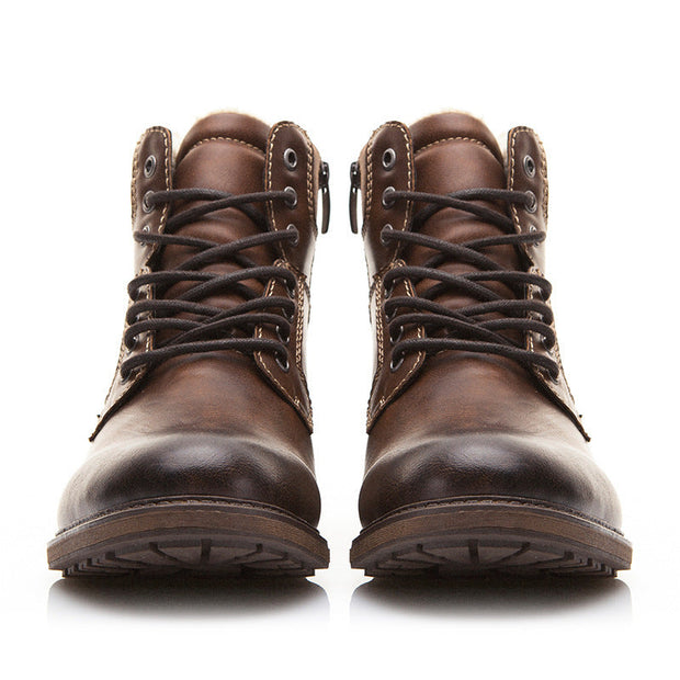 Winterstiefel mit Ledereffekt für Herren - Darsen