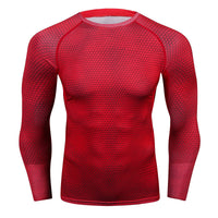 Herren Dry Fit Langarm-Trainings-T-Shirt - Roshfran