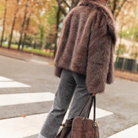 Damenmantel mit Fleece-Effekt - Erivane