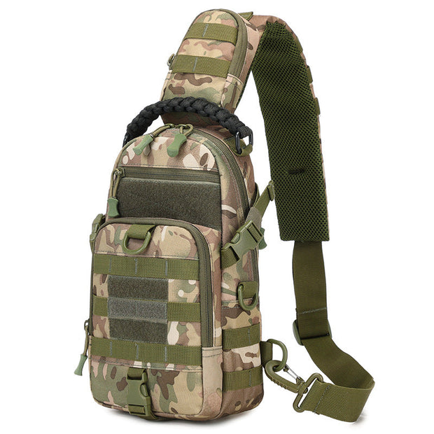 Funktionelle Umhängetasche für Männer in technischem Camouflage - Nicolas