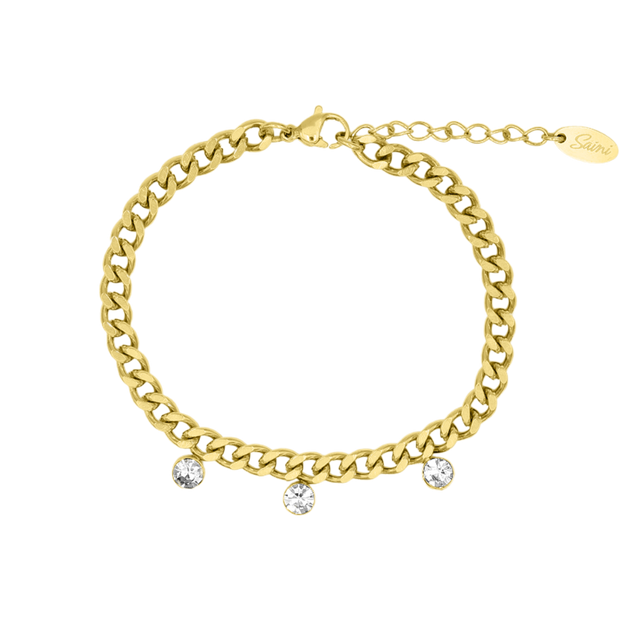 Signature Stones Armband 14K Vergoldet