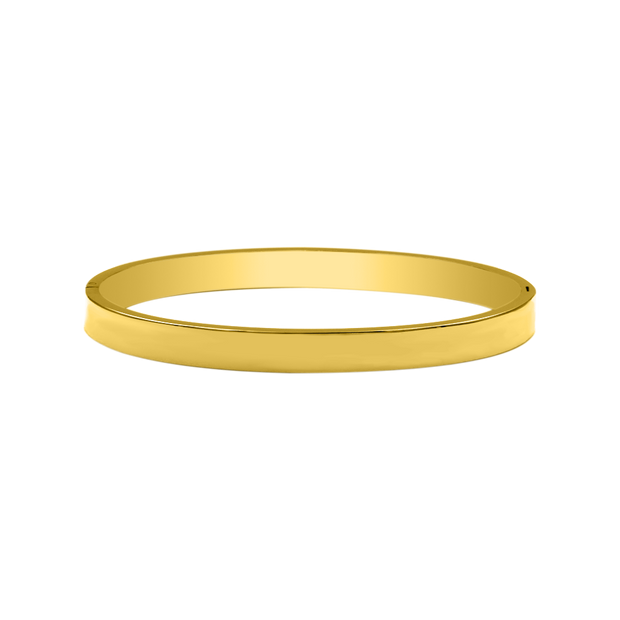 Element Gravur Armreif 14K Vergoldet