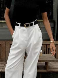 Damenhose mit hoher Taille und weitem Bein - Victoria