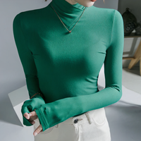 BRIELLA - Rollkragenpullover mit gekreuztem Kragen