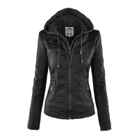 Kunstlederjacke aus veganem Material