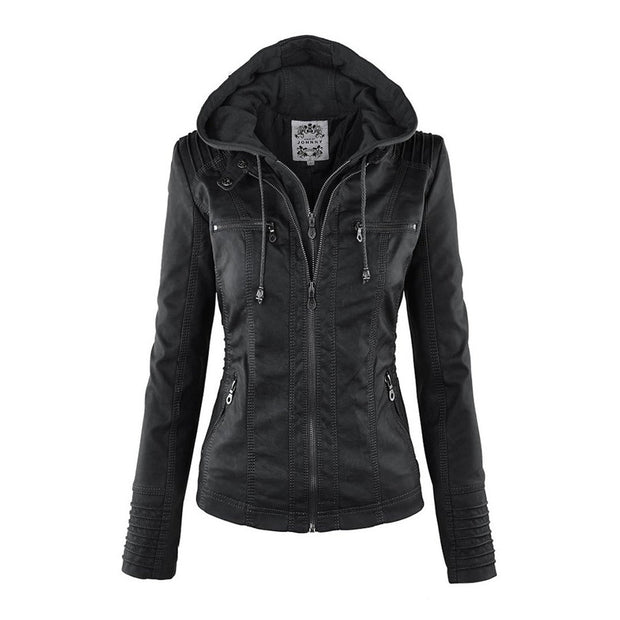 Kunstlederjacke aus veganem Material
