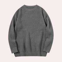 Trond - Lässiger Herren-Pullover mit Rundhalsausschnitt