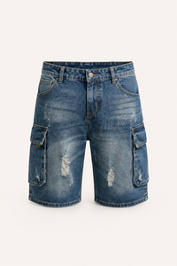 Herren-Jeans-Cargo-Shorts – Dietmar