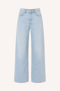 Damenjeans mit hoher Leibhöhe und weitem Bein – Mileidy