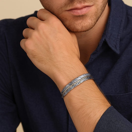Der Schatz des Nordmannes Federarmband
