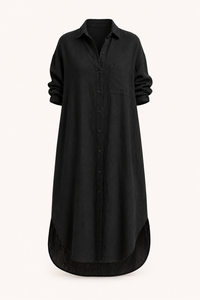Langes Hemdblusenkleid für Frauen - Shanik