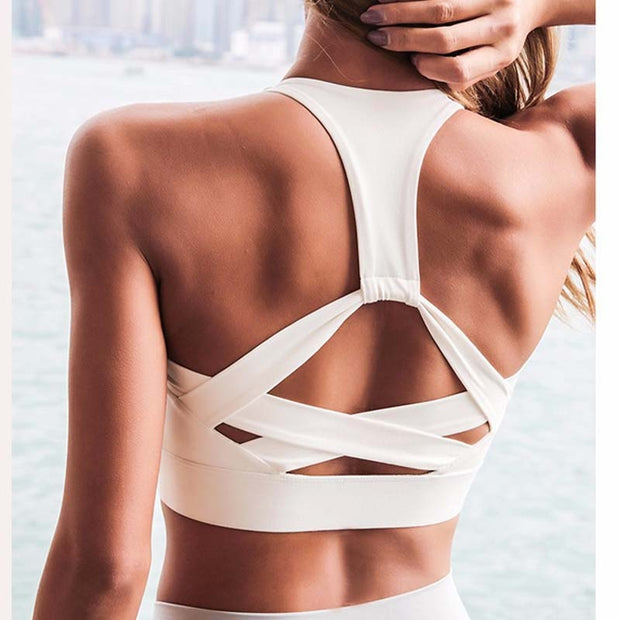 Aloisia Sport Top - Sportliches Top mit trendigen Rückenschnüren